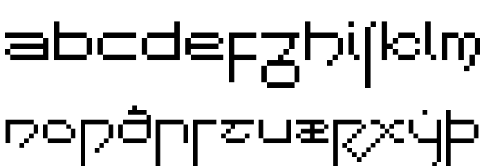 PixelOldEnglish Regular Font LOWERCASE