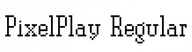 PixelPlay Regular  Frei Schriftart Herunterladen