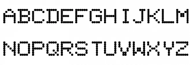 PixelScreen Regular 字体 大写