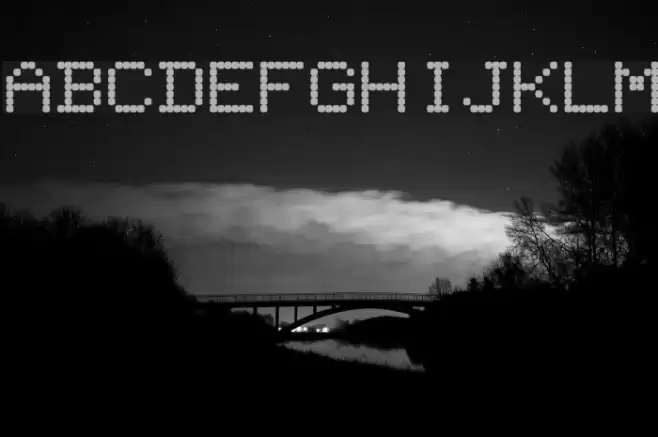 PixelScreen Regular Font examples