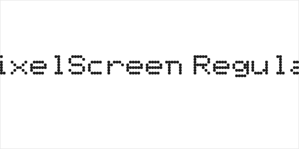 PixelScreen Regular Logo