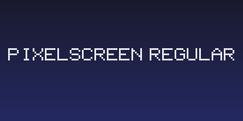 PixelScreen Regular Social Header
