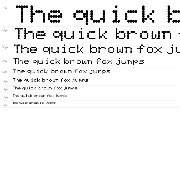 PixelScreen Regular Waterfall