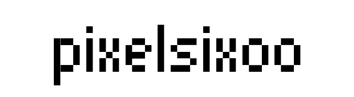 PixelSix00  baixar fontes gratis