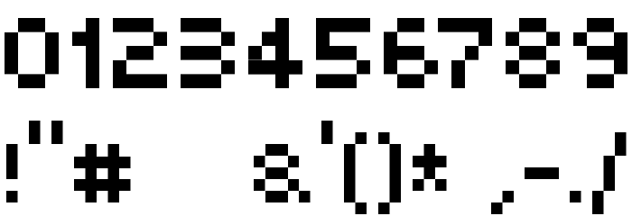 PixelSix00 Font OTHER CHARS