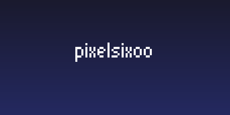 PixelSix00 Social Header