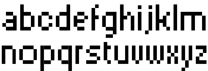 PixelSix00 Font LOWERCASE
