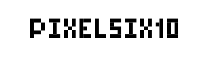 PixelSix10  免费字体下载