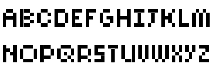 PixelSix10 Шрифта строчной