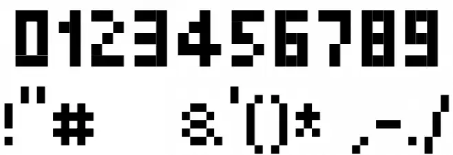 PixelSix14 Font OTHER CHARS
