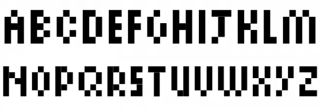 PixelSix14 Fonte MAIÚSCULAS