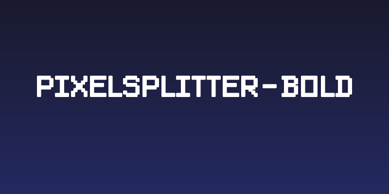 PixelSplitter-Bold Social Header
