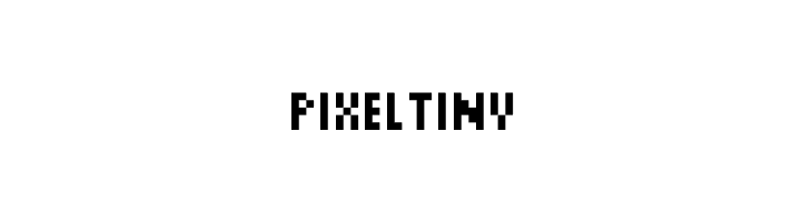 PixelTiny  font caratteri gratis