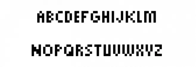 PixelTiny 字体 大写