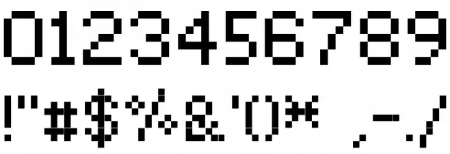 PixelYourLife Font OTHER CHARS