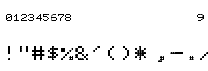 Pixel_Screen_Font-Light Font Alte caractere