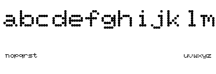 Pixel_Screen_Font-Light Font Litere mici