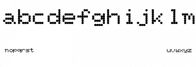 Pixel_Screen_Font-Light फ़ॉन्ट लोअरकेस