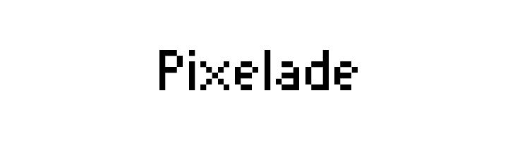 Pixelade  les polices de caractères gratuit tlcharger