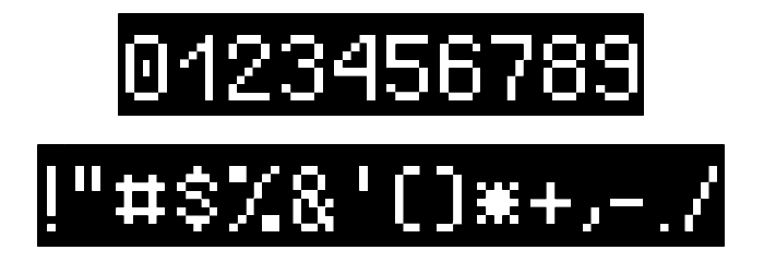 Pixeland Font OTHER CHARS
