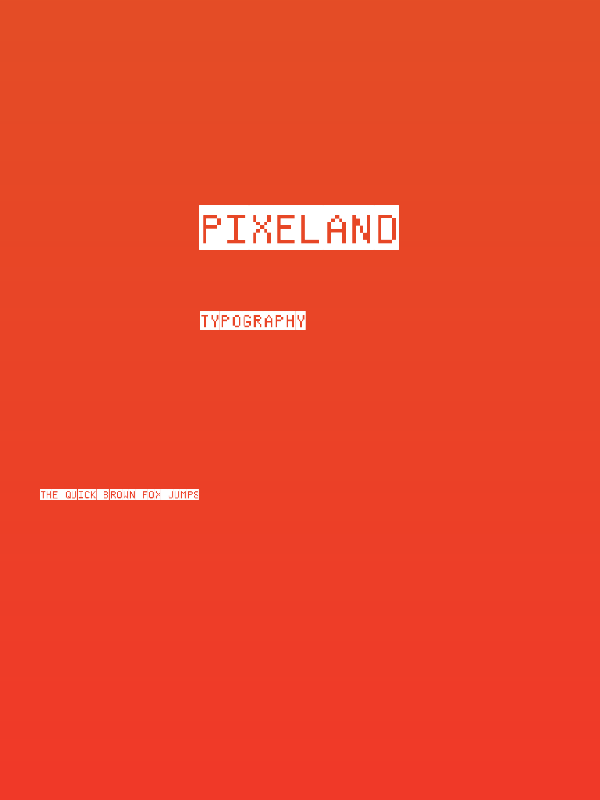 Pixeland Poster