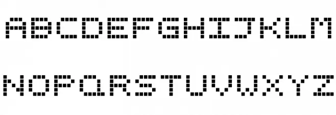 Pixelate Regular Fuentes MAYÚSCULAS