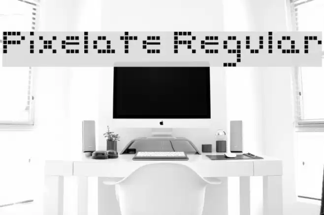 Pixelate Regular Polices examples