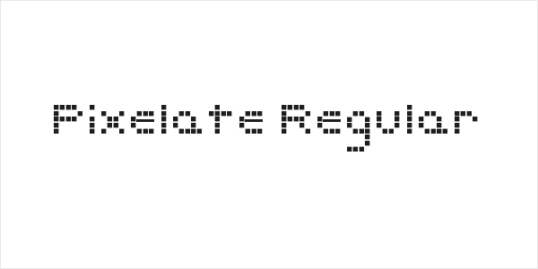 Pixelate Regular Logo