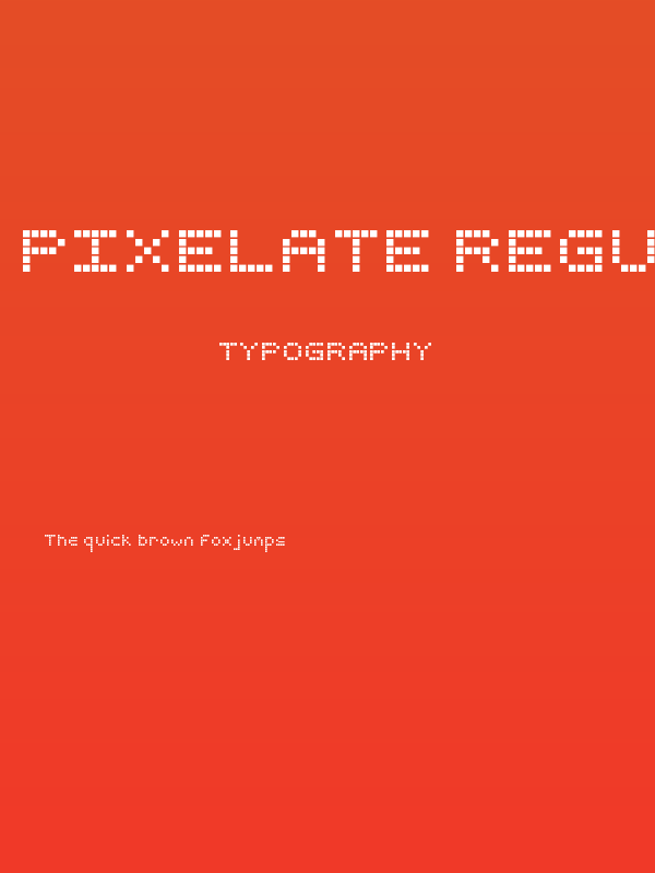 Pixelate Regular Poster
