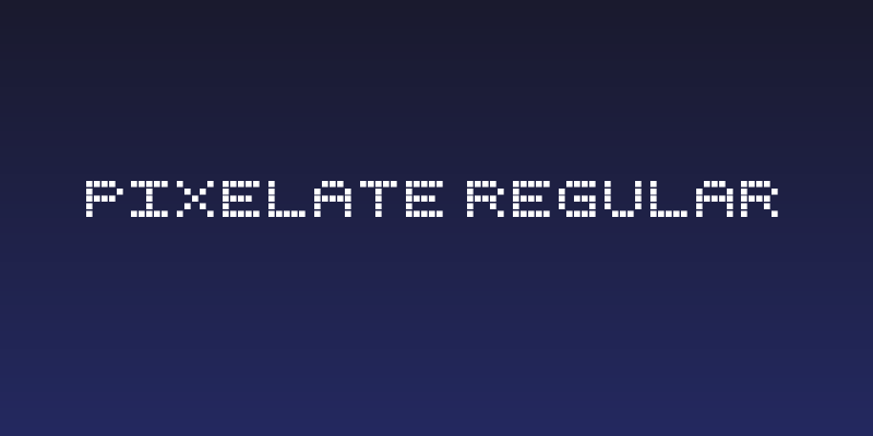 Pixelate Regular Social Header