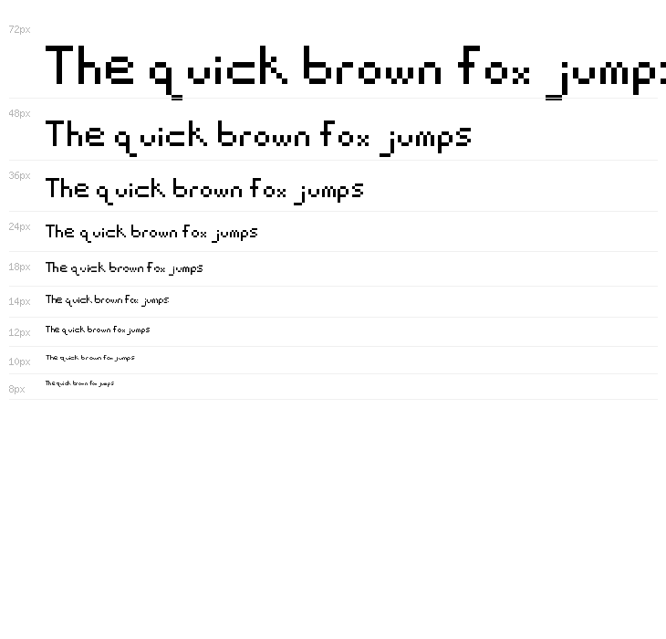 Pixelated Regular Waterfall