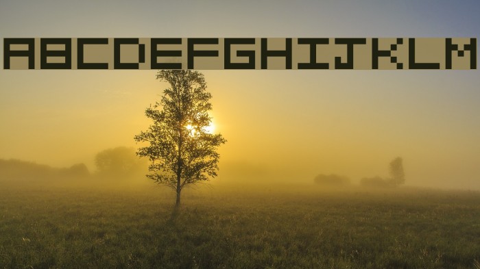 Pixelated Font examples