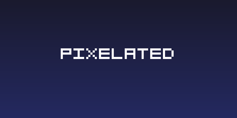 Pixelated Social Header