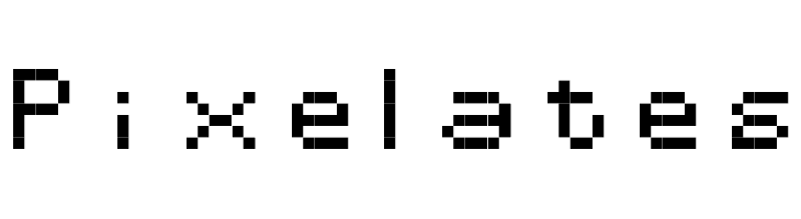 Pixelates  لخطوط تنزيل