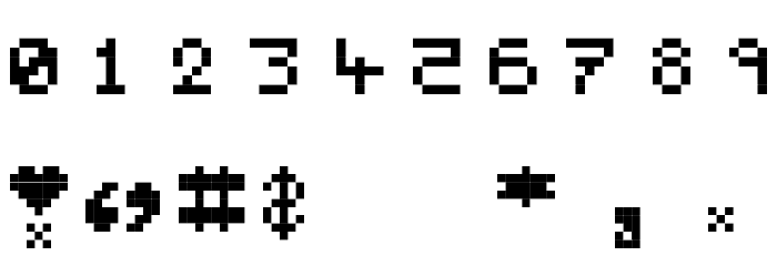 Pixelates Fuentes OTROS CHARS