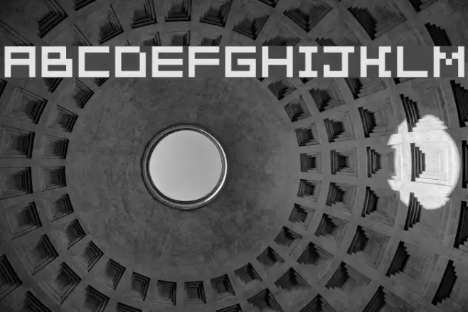 Pixelation Font examples