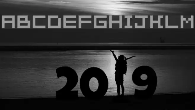 Pixelation Font examples