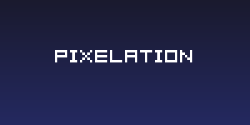 Pixelation Social Header