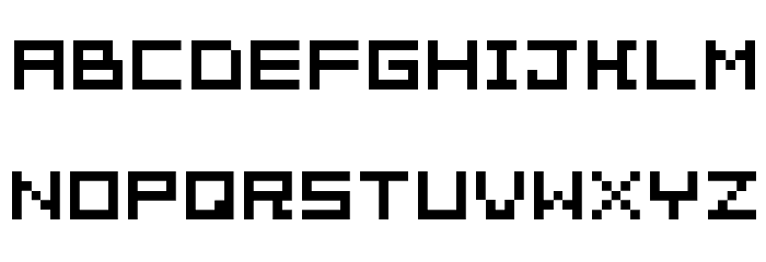 Pixelation Font LOWERCASE