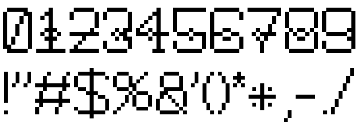 Pixelbroidery Lite Polices AUTRES CHARS