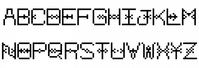 Pixelbroidery Lite Fonte MAIÚSCULAS