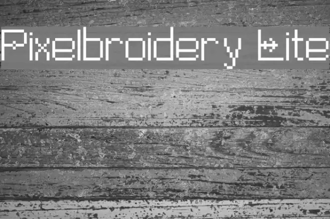 Pixelbroidery Lite Font examples