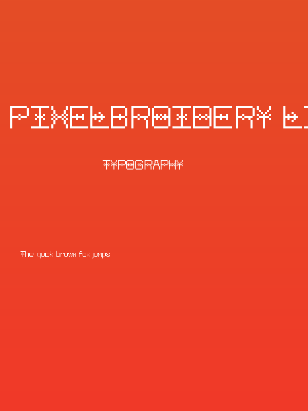 Pixelbroidery Lite Poster