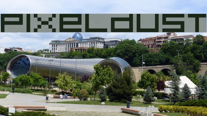 Pixeldust Font examples