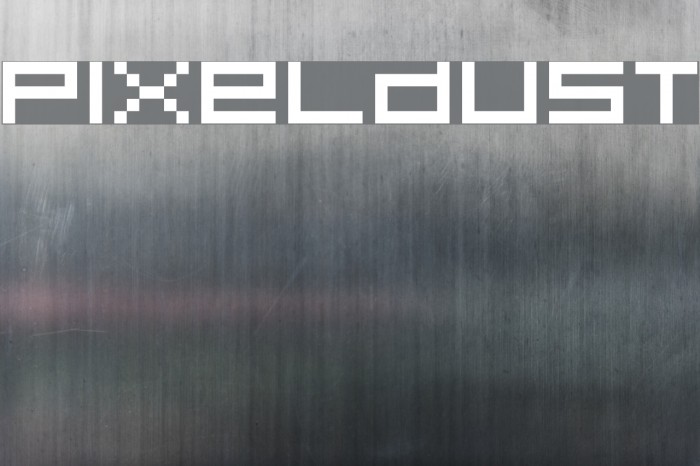 Pixeldust Font examples