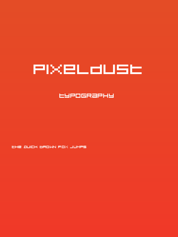 Pixeldust Poster