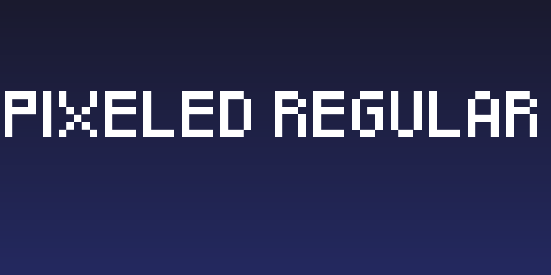 Pixeled Regular Social Header