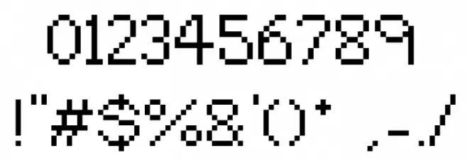 PixeledEveyLouv1 Font OTHER CHARS