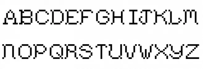 PixeledEveyLouv1 Schriftart Groß
