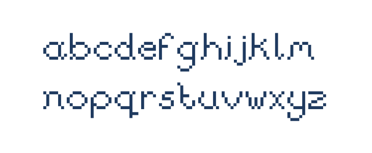 PixeledEveyLouv1 Lowercase